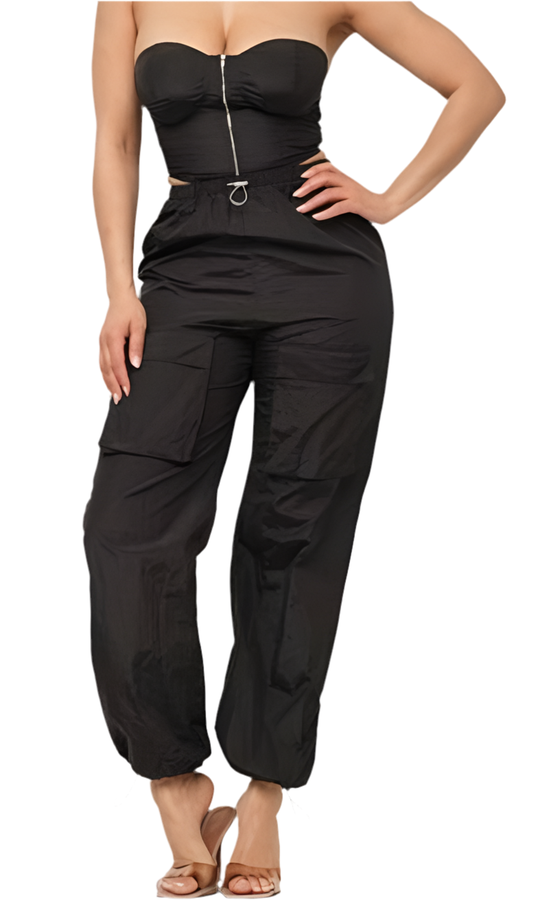 Tube Top Jogger Set