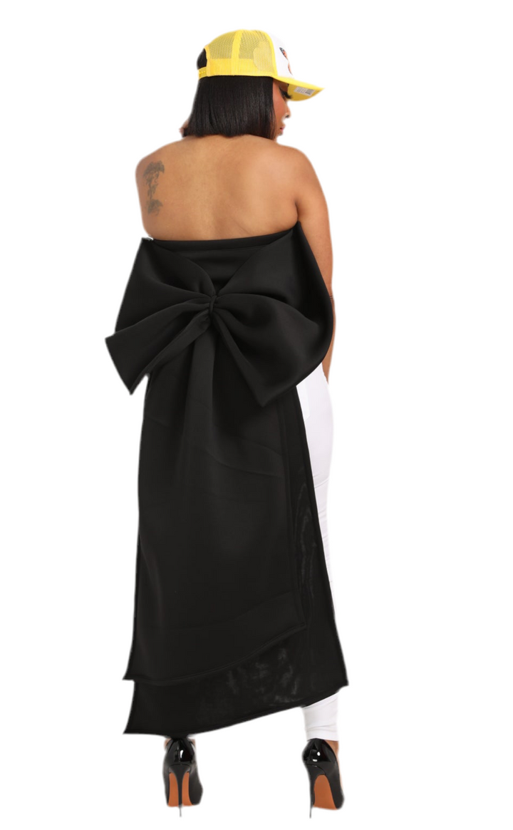 Bow Back Tube Top – Elegant Strapless Statement