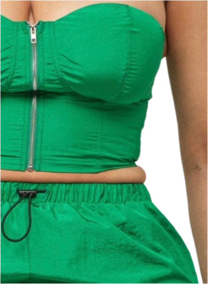Tube Top Jogger Set