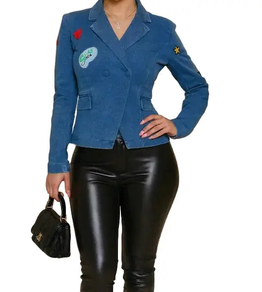 Muse — Patch Denim Blazer CAPSULLE